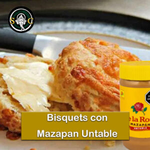 Bísquets con Crema de Mazapán