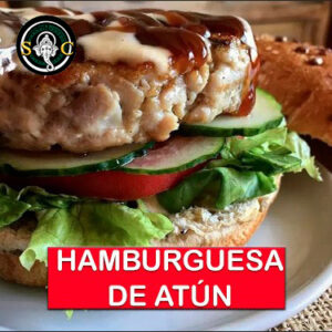 Hamburguesa de Atún con Papas