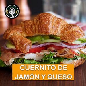 Cuernito de Jamón y Queso